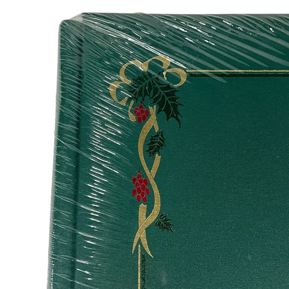 CREATIVE MEMORIES 12x12 Christmas Album Green Gold Holly Berry Sealed Vintage